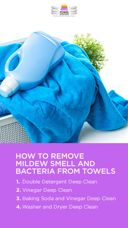 How to Remove Mildew Smell and Bacteria From Towels