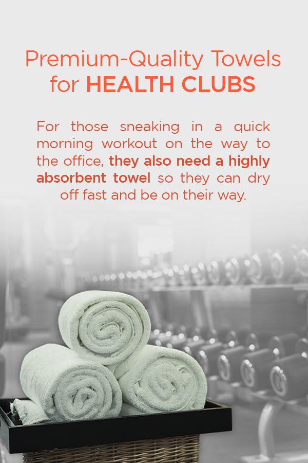 Premium-Quality Towels for Health Clubs