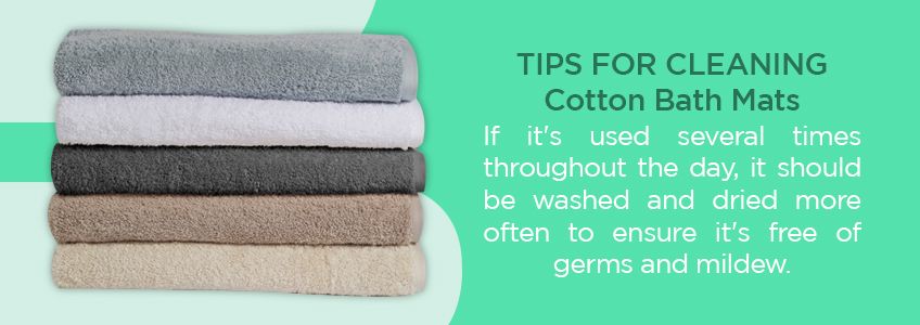 Tips for Cleaning Cotton Bath Mats