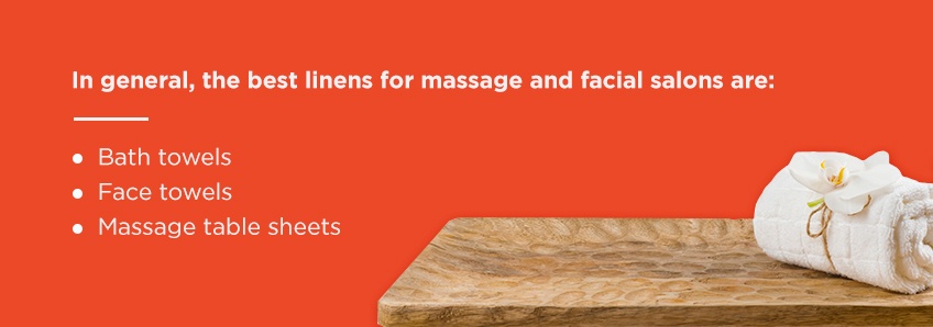 best linens for massage salons