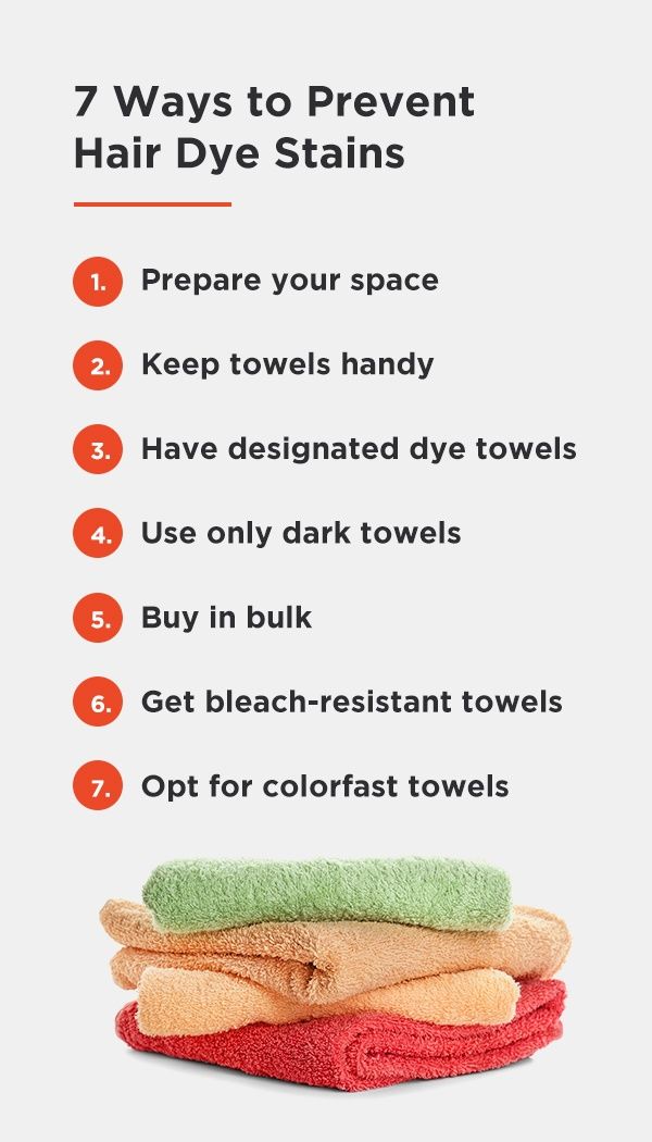 prevent hair dye stains