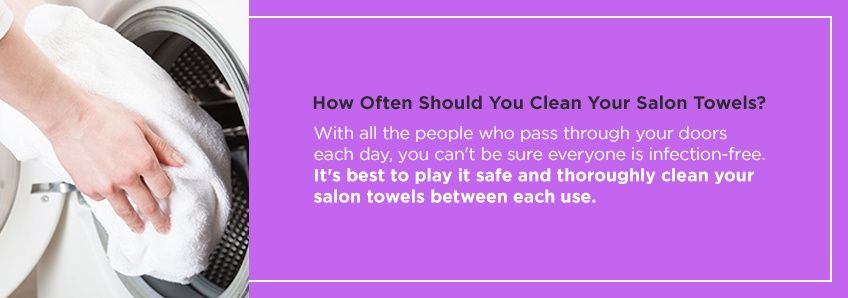 how often should you clean your salon towels