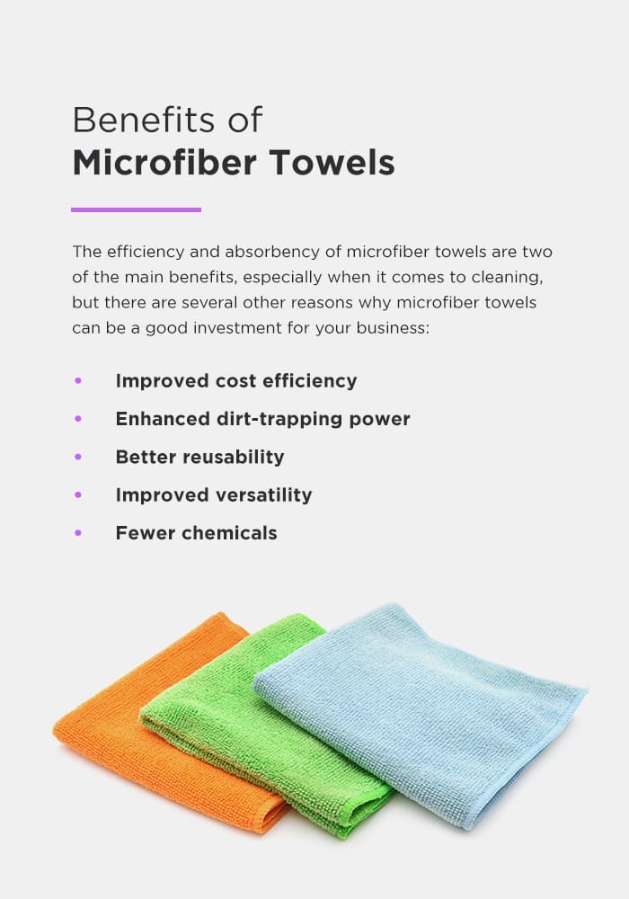 benefits of microfiber towels