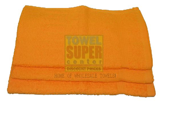 Premium Orange Hand Towels Wholesale
