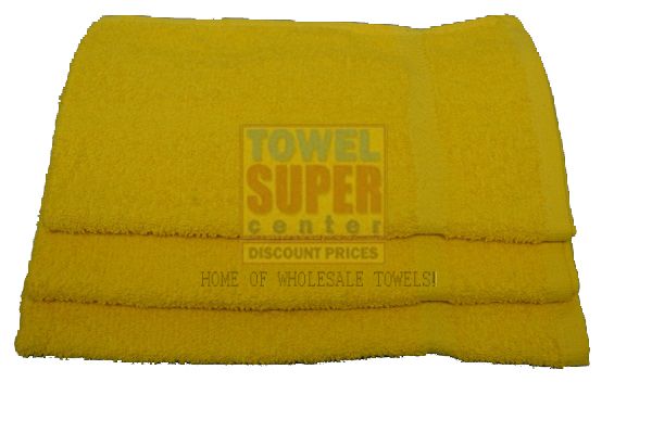 Premium Yellow Hand Towels Wholesale