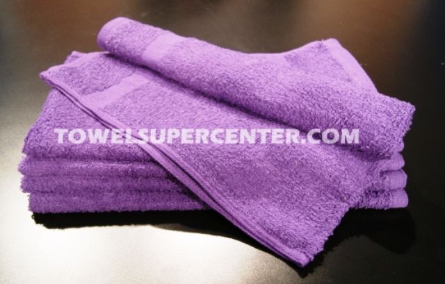 100% Cotton Premium Wholesale Purple Hand Towels