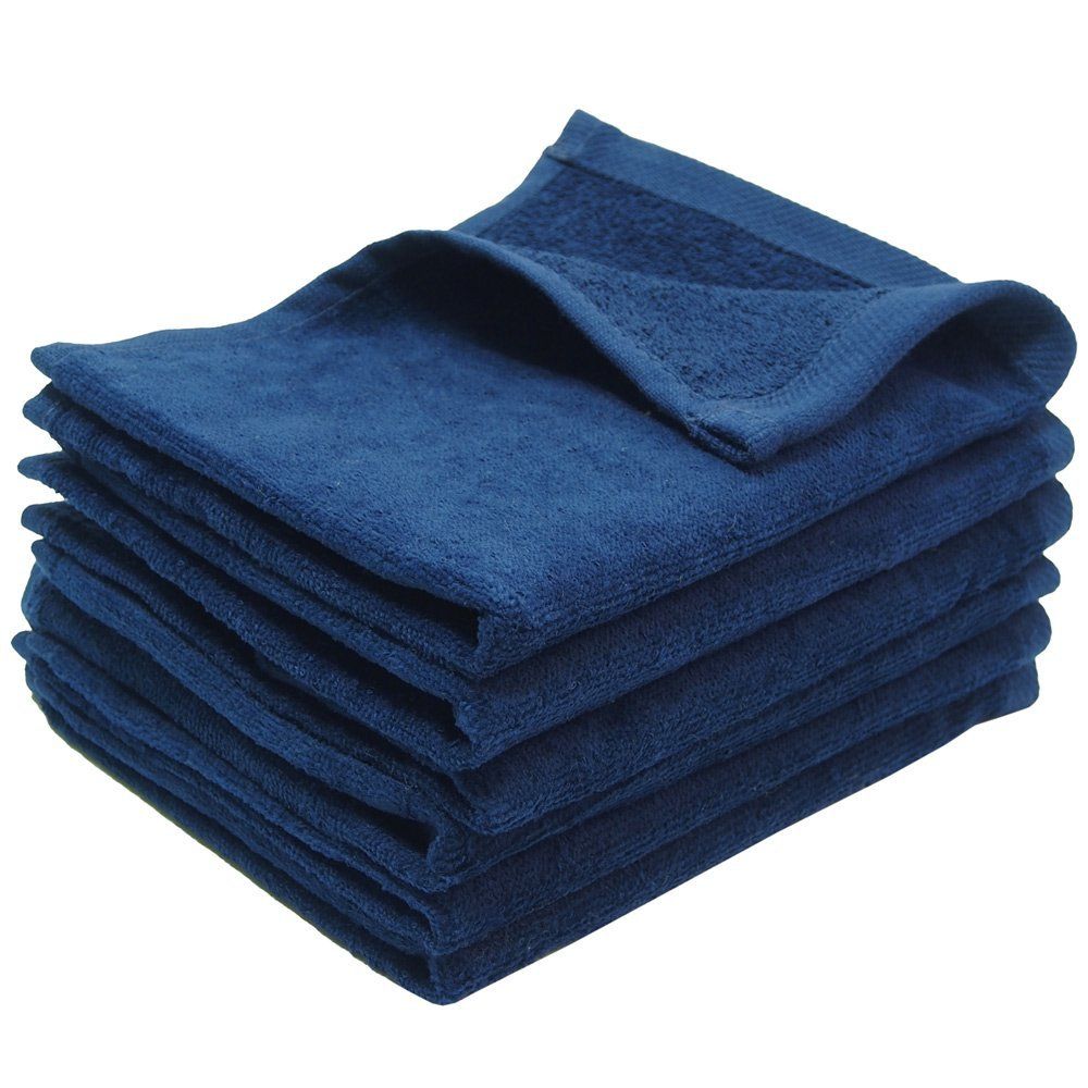 Navy Blue Fingertip Towels Wholesale