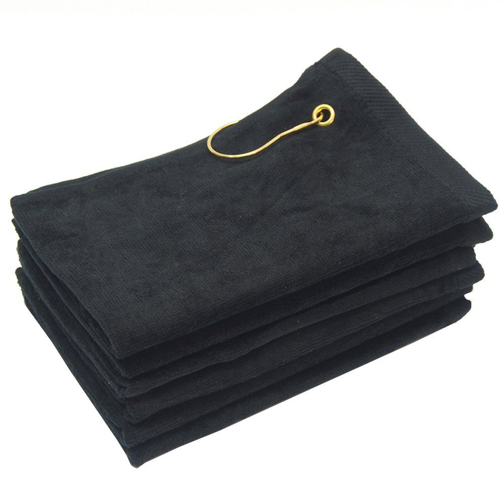 Black Golf Towels Wholesale