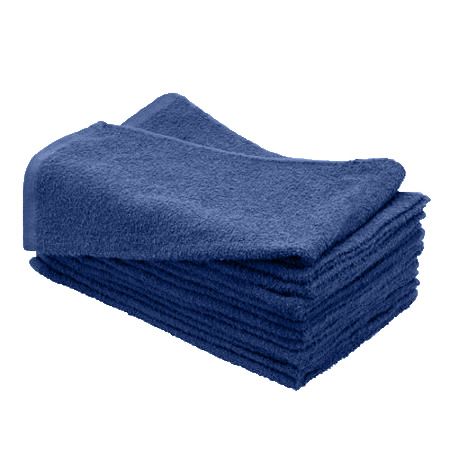 navy and white towels