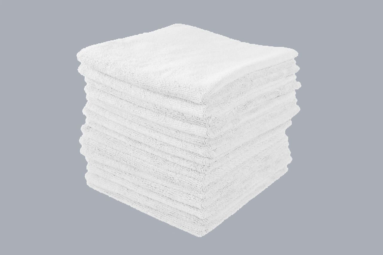 Wholesale microfiber towels - economy 12x12 200gsm