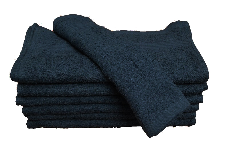 Premium Navy Blue Washcloths, 13x13
