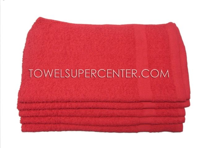Premium Red Hand Towels Wholesale
