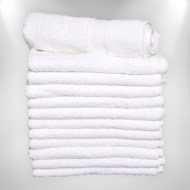 Economy White Hand Towels Cotton Wholesale